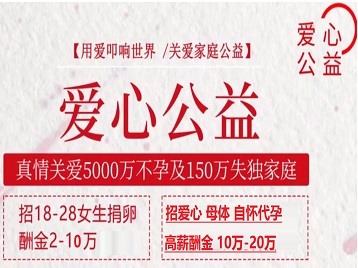 仙游捐卵助孕生子 爱心志愿者招募